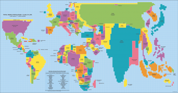 Mapa-del-mundo-en-proporción-a-la-población